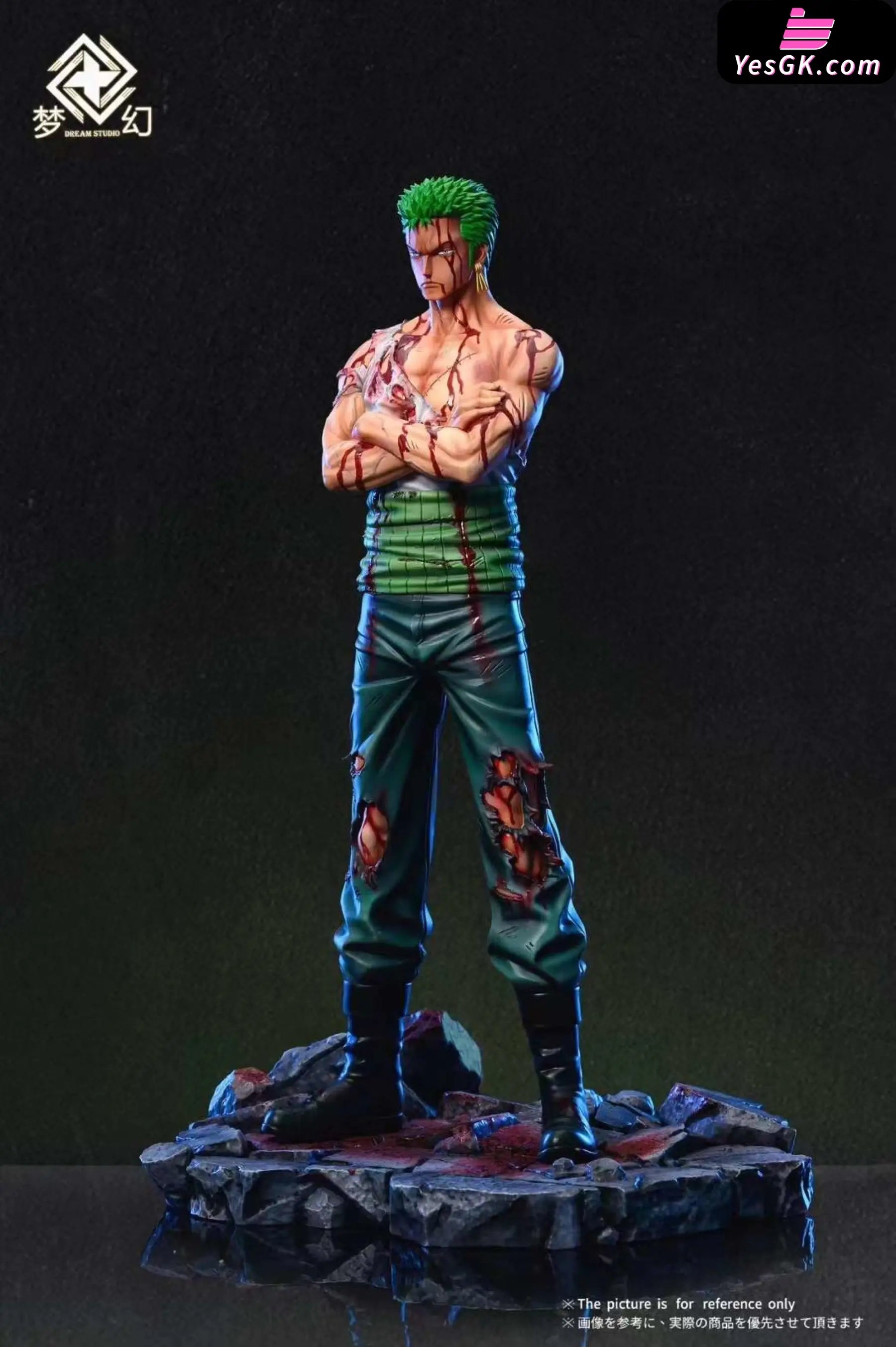 One Piece Bloody Roronoa Zoro Resin Statue - Dream Studio – YesGK