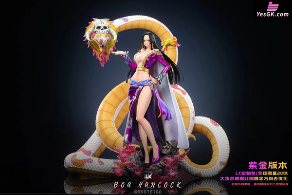 One Piece Boa Hancock GK Statue - LX Studio [In-Stock] - Full Payment / Purple Gold Set - One Piece