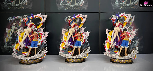 One Piece Boa Hancock & Monkey D. Luffy Resin Statue - Diamond Studio [In-Stock] - One Piece