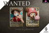 One Piece Bounty Series Monkey D. Luffy & Tony Tony Chopper Photo Frame Fridge Magnet and Relief Painting Peripheral