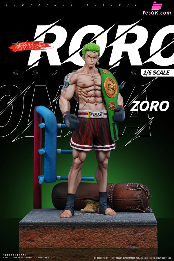 One Piece Boxing Series #1 Roronoa Zoro GK Statue - MagicBook Studio [In-Stock] - Full Payment - One Piece