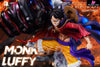 One Piece Btpopmax Supplementary Plan Three Files Luffy Statue - Bt Studio [In Stock]