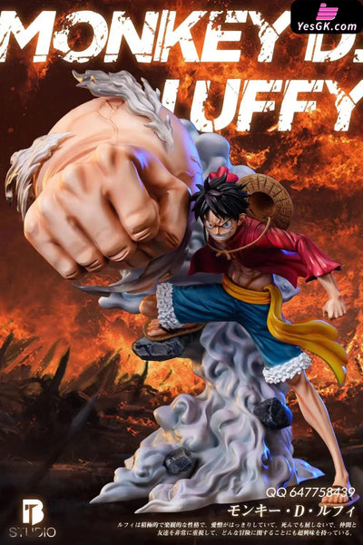 One Piece Btpopmax Supplementary Plan Three Files Luffy Statue - Bt Studio [In Stock]