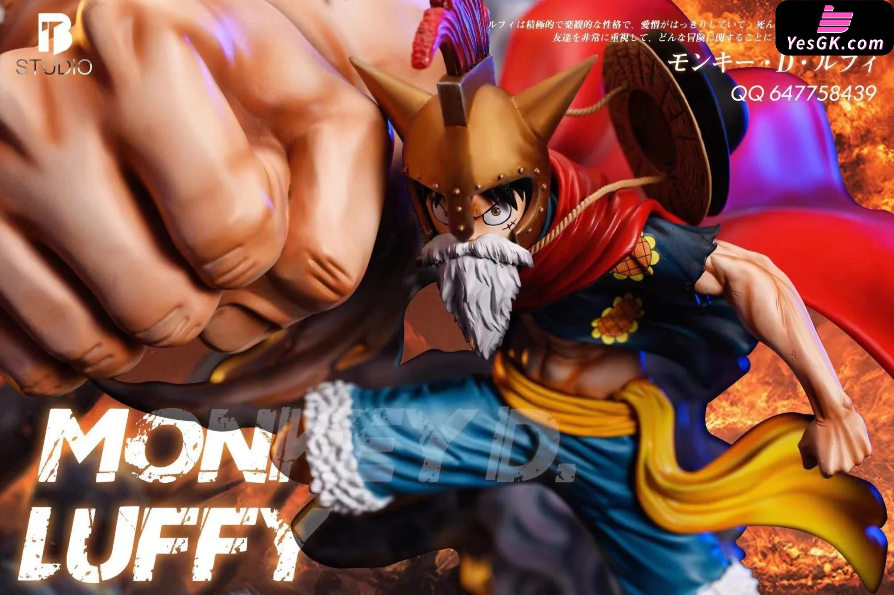One Piece Btpopmax Supplementary Plan Three Files Luffy Statue - Bt Studio [In Stock]