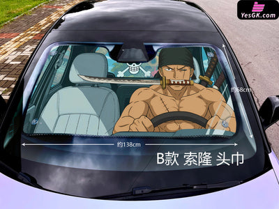 One Piece Car front sunshade Zoro Peripheral - Plover Studio [Pre-Order] Deposit / Turban Zoro One Piece
