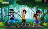 One Piece Childhood Three Brothers Monkey D. Luffy & Portgas D Ace Sabo Resin Statue - Yami Studio