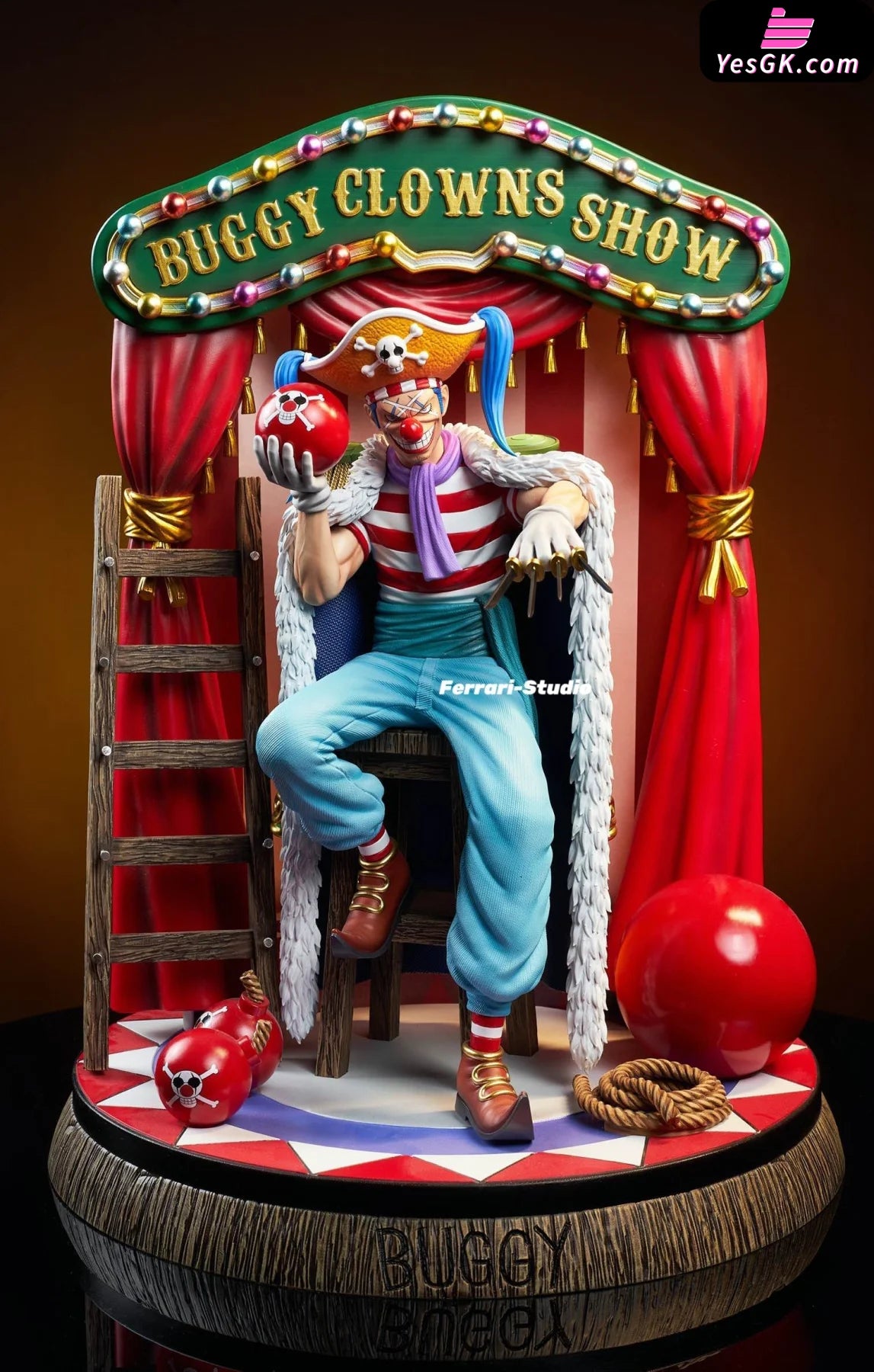 One Piece Clown Buggy Resin Statue - Ferrari Studio [Pre-Order]