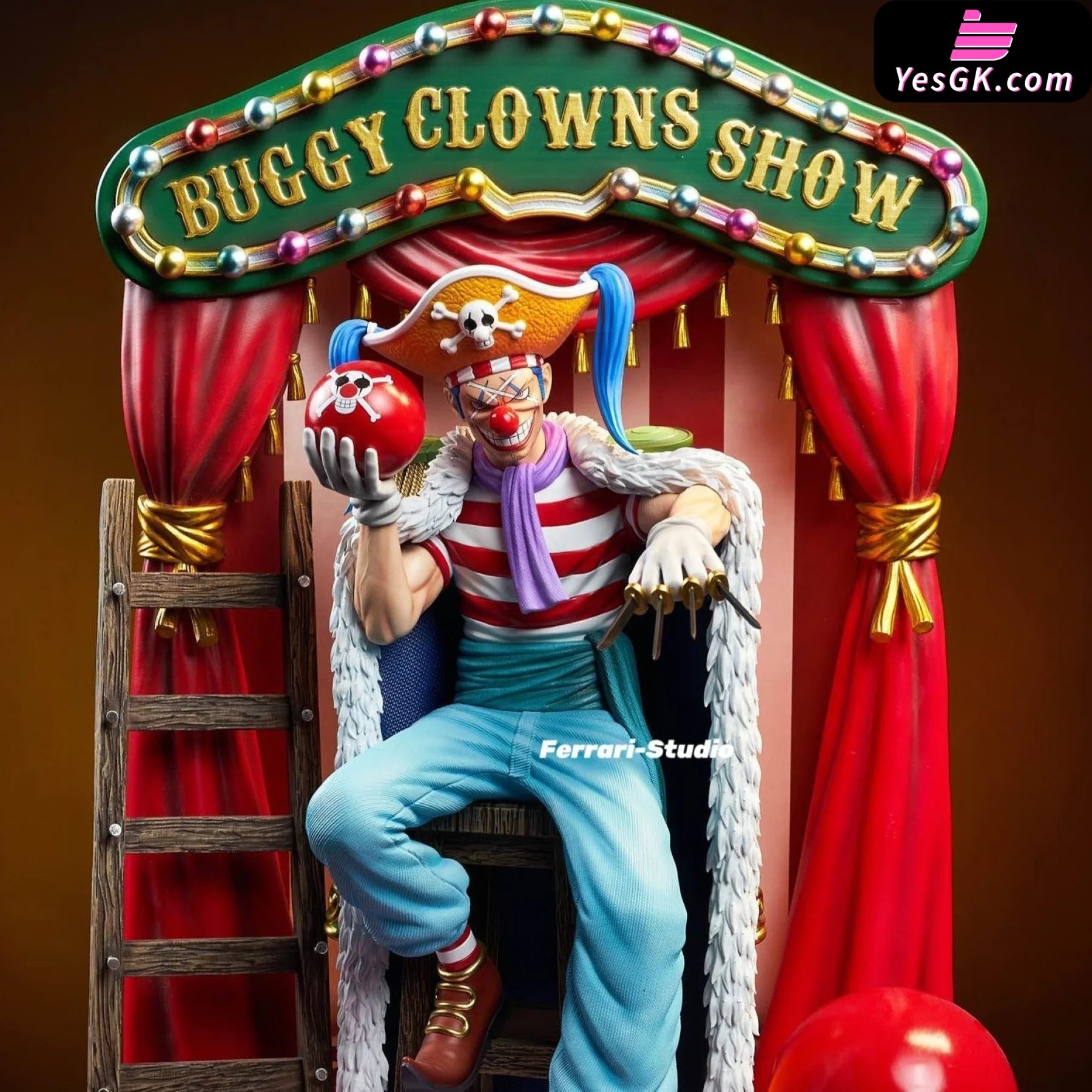 One Piece Clown Buggy Resin Statue - Ferrari Studio [Pre-Order]