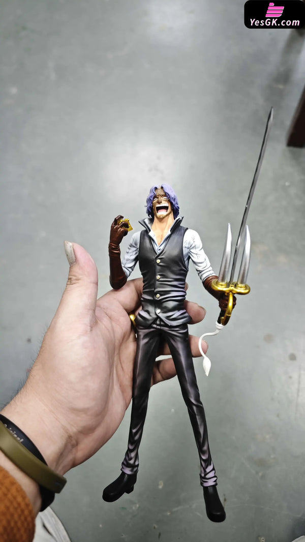 One Piece CP Series #10 Spandam GK Statue - Long Hu Studio [Pre-Order] - Deposit / Black Color / Octagon Base - One