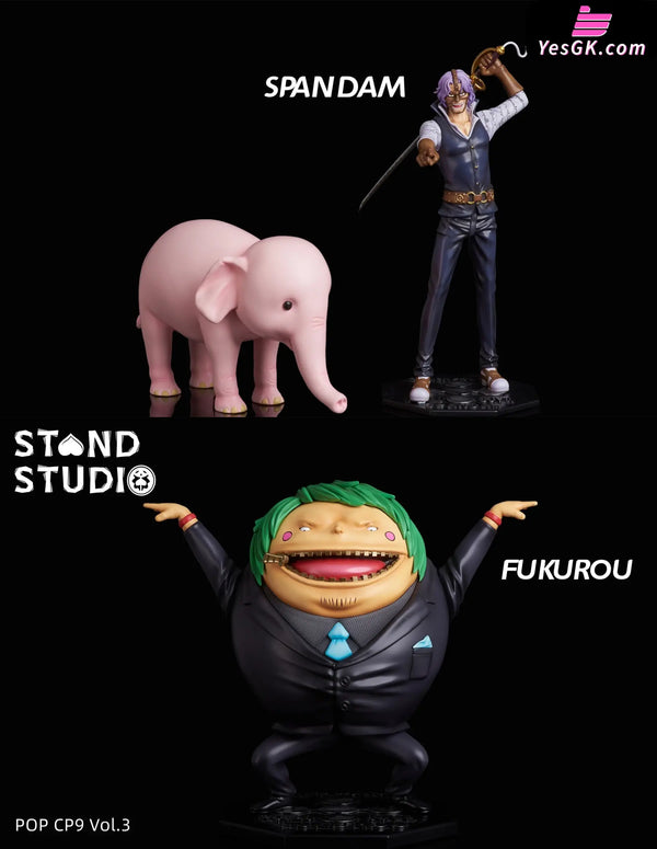 One Piece CP9 #2 Spandam & #3 Fukurou GK Statue - Stand Studio [In-Stock] - One Piece