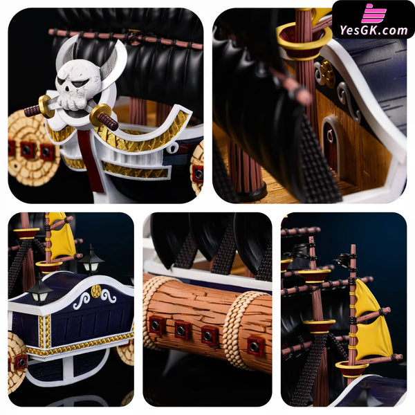 One Piece Crew Ships Series #26 Blackbeard Pirates Ship Sword of Gibek Statue - M4 Studio
