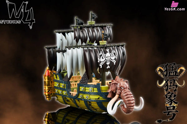 One Piece Crew Ships Series #35 Jack Pirates Ship Mammoth Statue - M4 Studio