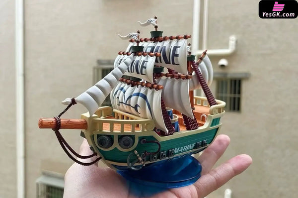 One Piece Crew Ships Series #37 Marine Warship No.2 Statue - M4 Studio [In-Stock] - Full Payment - One Piece