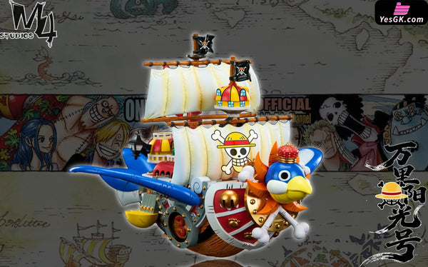 One Piece Crew Ships Series #38 Straw Hat Pirates Ship Penguin Thousand Sunny Statue - M4 Studio