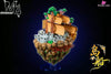 One Piece Crew Ships Series #40 Golden Lion Pirate Ship Island Ship Statue - M4 Studio