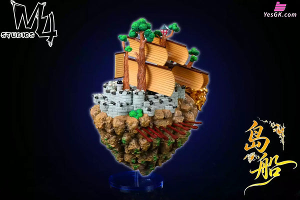 One Piece Crew Ships Series #40 Golden Lion Pirate Ship Island Ship Statue - M4 Studio