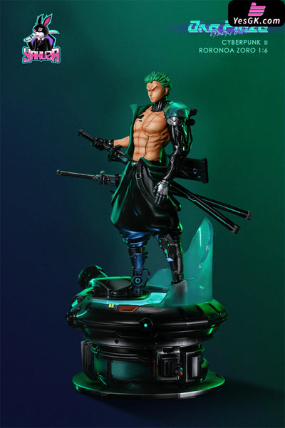 One Piece Cyberpunk Series Roronoa Zoro Resin Statue - Yakuza Studio [Pre-Order Closed]