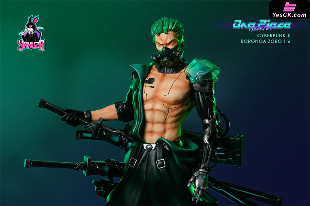 One Piece Cyberpunk Series Roronoa Zoro Resin Statue - Yakuza Studio ...