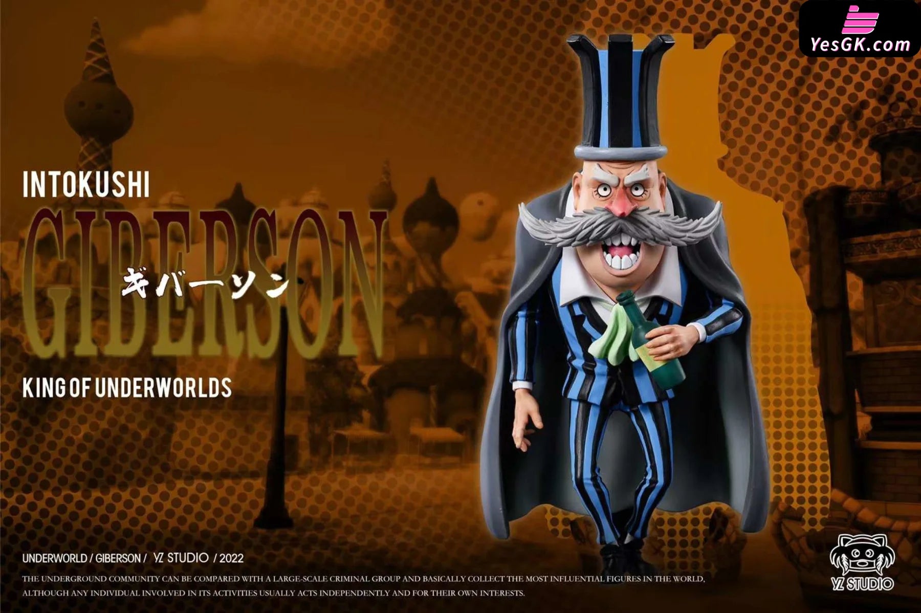 One Piece Dark Lord Series #5 Warehouse Owner Giberson Statue - Yz Studio [Pre-Order]