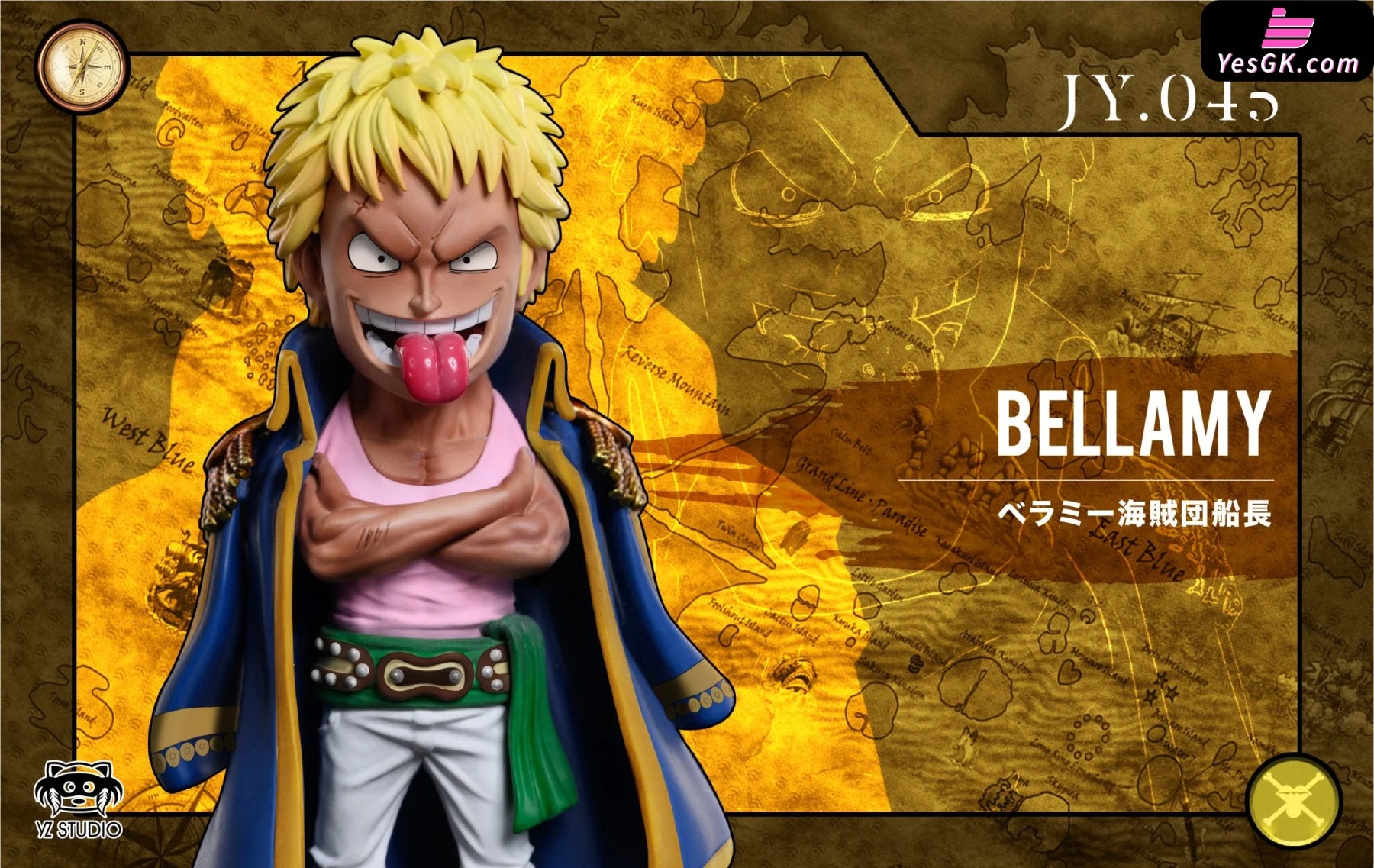 One Piece Debut Bellamy Statue - Yz Studio [Pre-Order]