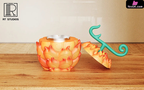 One Piece Devil Fruit Ashtray Series - Flame - Flame Gum - Gum Resin Statue Rt Studio [Pre - Order]