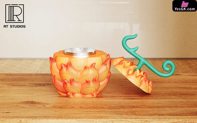 One Piece Devil Fruit Ashtray Series - Flame - Flame Gum - Gum Resin Statue Rt Studio [Pre - Order]