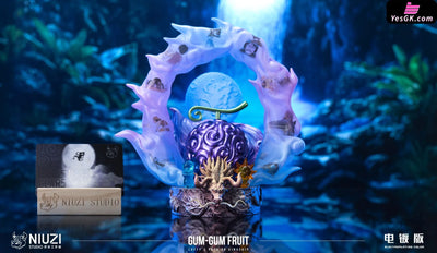 One Piece Devil Fruits Gomu Gomu no Mi GK Statue - NIUZI Studio [In-Stock] Full Payment / Electroplating Color One Piece