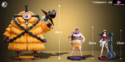 One Piece Donquixote Pirates #7~#9 Buffalo & Baby-5 & Senor 1/6 GK Statue - Clone Studio [Pre-Order] One Piece