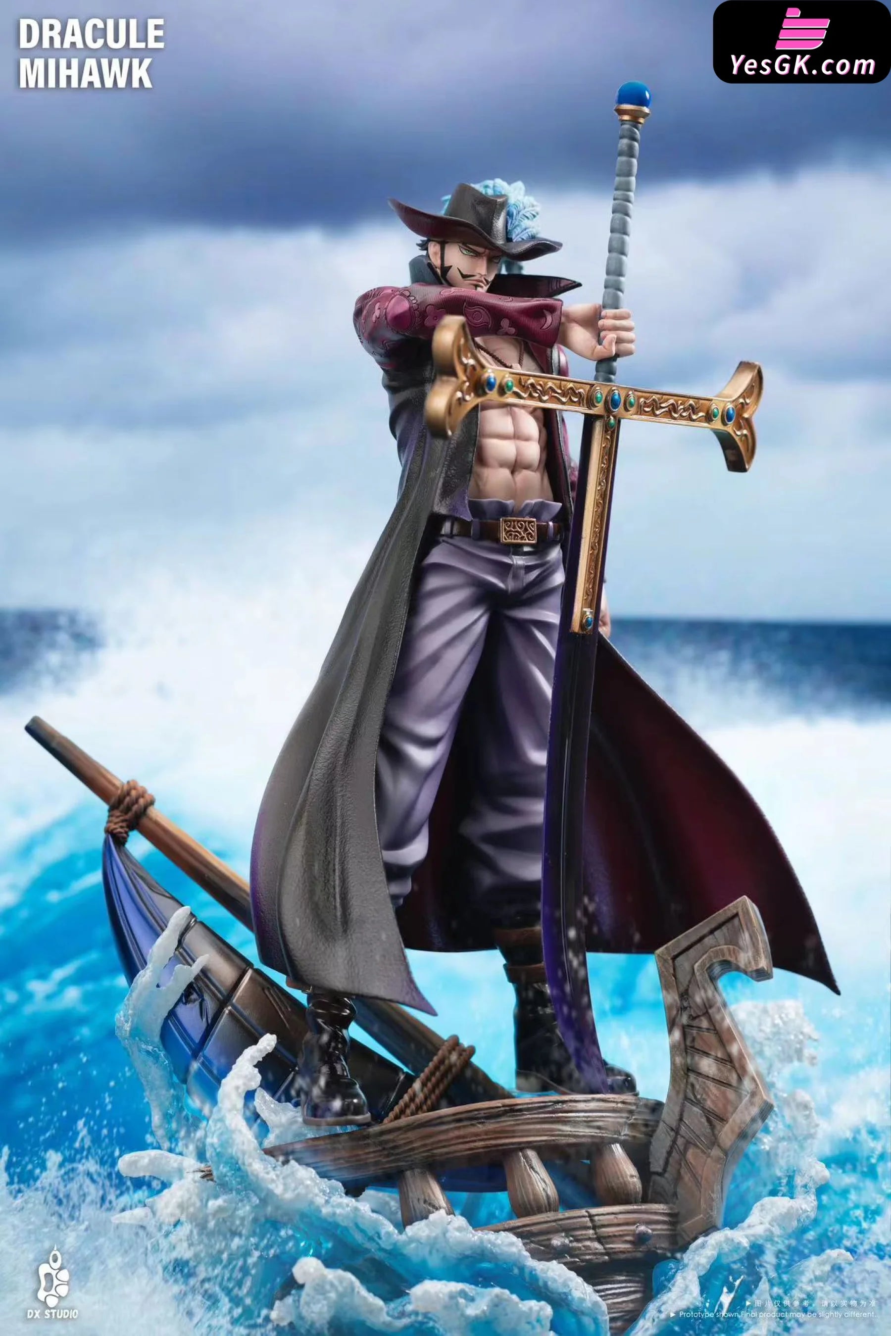 One Piece Dracule Mihawk Resin Statue - Dx Studio [Pre-Order]