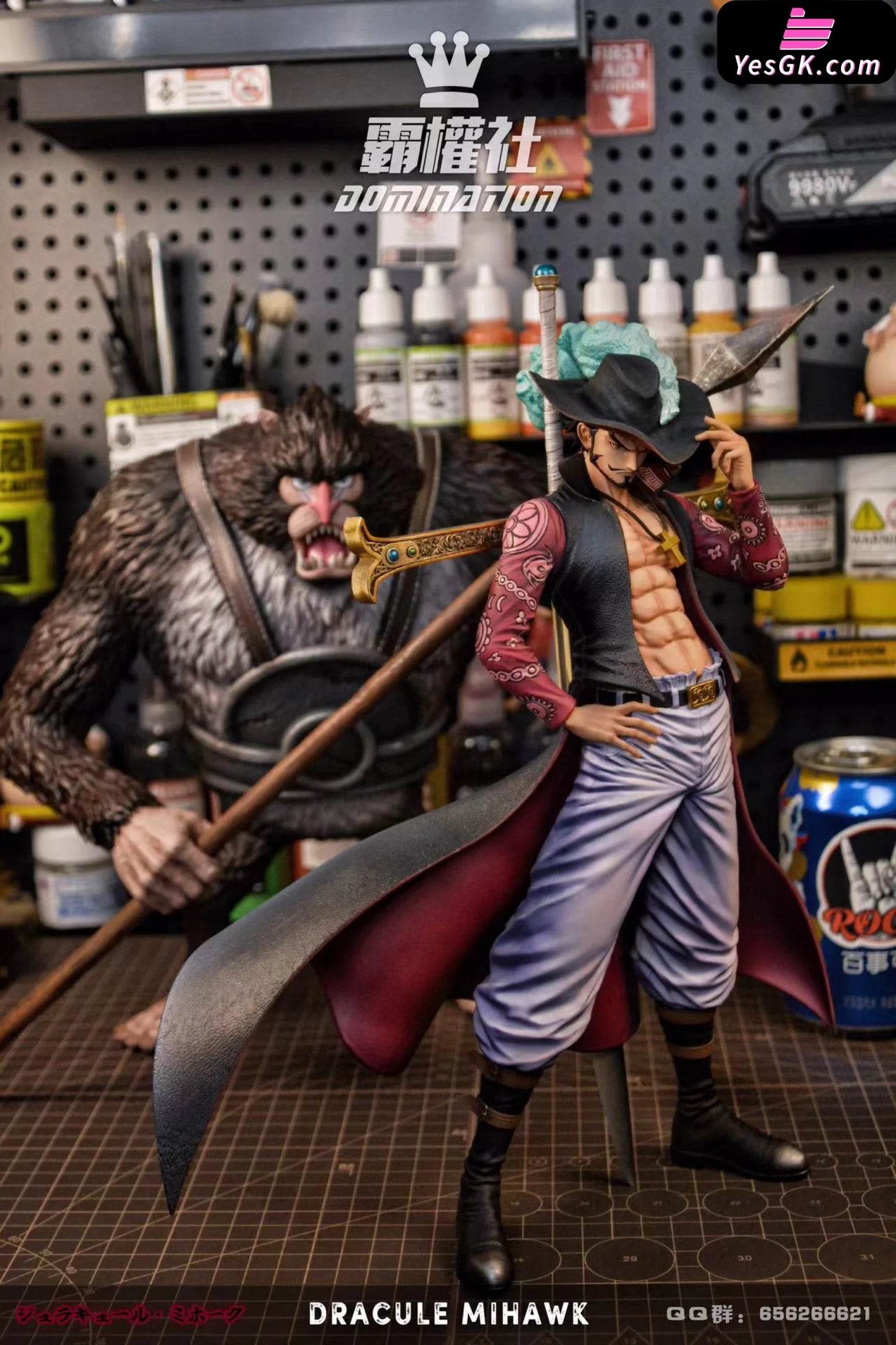 One Piece Dracule Mihawk Statue - Domination Studio [Pre-Order] Deposit / C