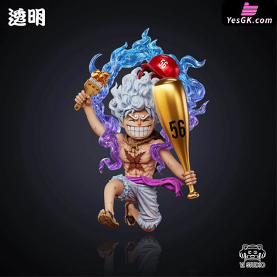 One Piece Egghead Arc #23 Baseball Nika Luffy GK Statue - YZ Studio [Pre-Order] Deposit / Transparent Color One Piece