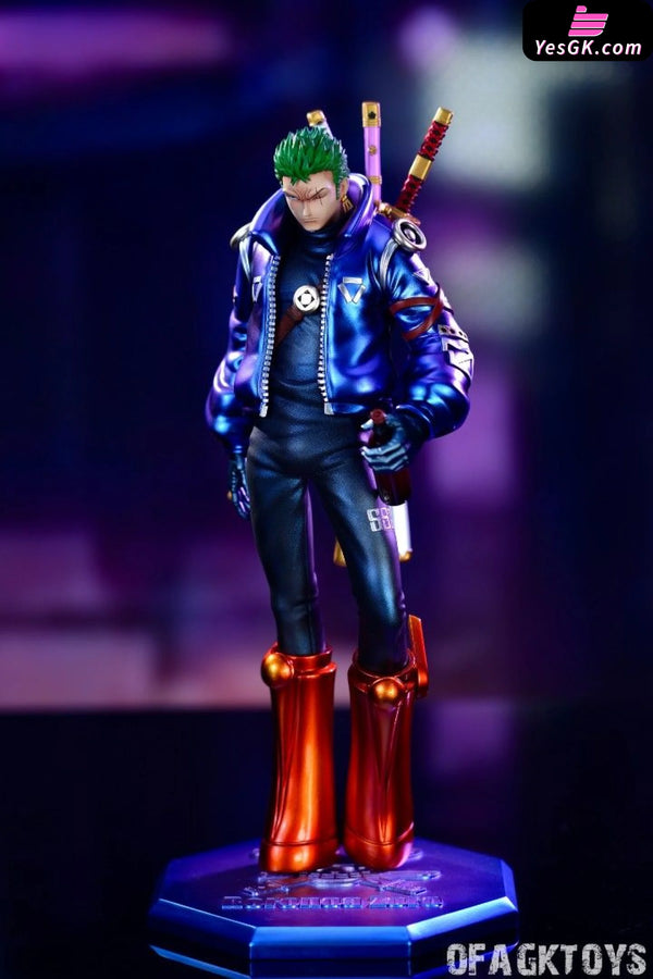One Piece Egghead Island Zoro GK Statue - GG Studio [In-Stock] - Full Payment / Different Color (Purple Coat) - One