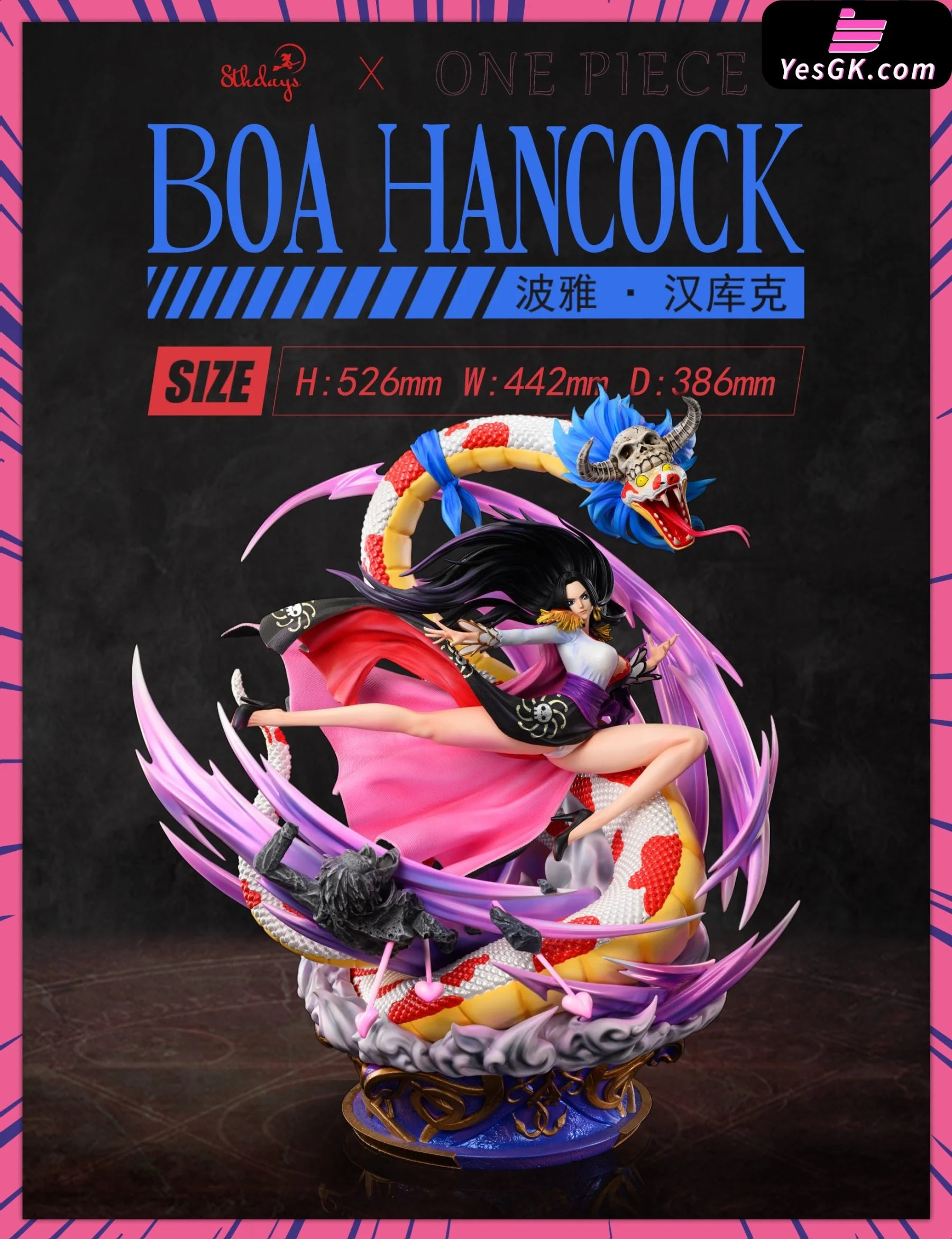 One Piece Empress Boa Hancock Statue - 8Thdays Studio [Pre-Order]