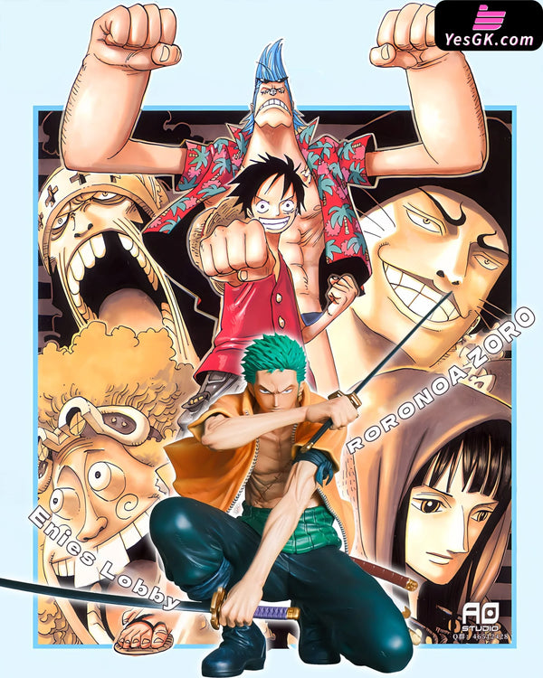 One Piece Enies Lobby Arc Roronoa Zoro GK Statue - AO Studio [Pre-Order] One Piece