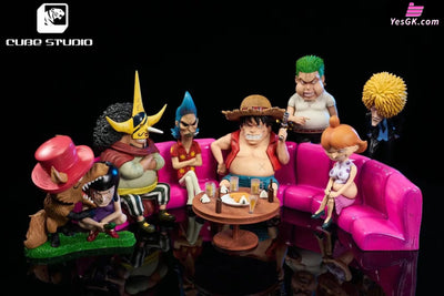 One Piece Fake Straw Hat Crew GK Statue - Cube Studio [In-Stock] Full Payment One Piece