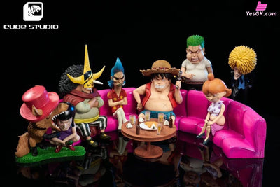 One Piece Fake Straw Hat Crew GK Statue - Cube Studio [In-Stock] Full Payment One Piece