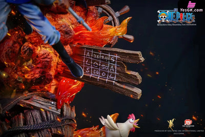 One Piece Fetters Monkey D. Luffy & Portgas Ace Sabo (Licensed) Statue - Soul Wing Studio