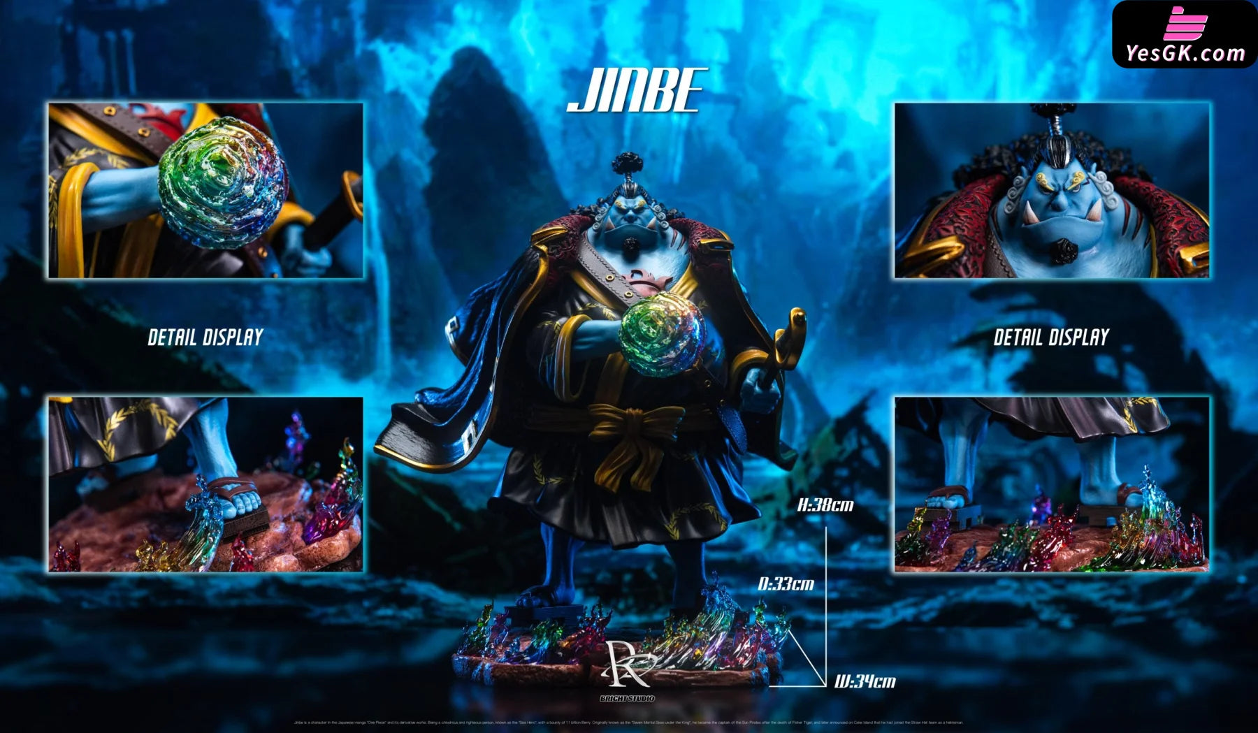 One Piece FILM Z Series Jinbe Resin Statue - BRIGHT Studio