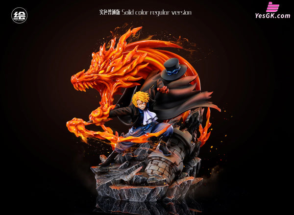 One Piece Fire Dragon Sabo GK Statue - T-H Studio [In-Stock] - Full Payment / Ordinary Solid Color Version - One Piece