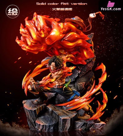 One Piece Fire Fist Ace & Fireball Ace GK Statue - T-H Studio [In-Stock] - Full Payment / Solid Color Fist Version