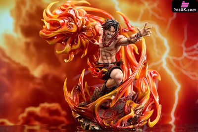 One Piece Fire Fist Portgas D. Ace GK Statue - Fast Studio [Pre-Order Closed] Deposit / Solid color lit version One