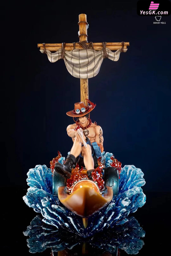 One Piece Fireship Ace GK Statue - Brain-Hole Studio [In-Stock] - Full Payment - One Piece