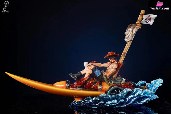 One Piece Fireship Ace GK Statue - Brain-Hole Studio [In-Stock] - Full Payment - One Piece