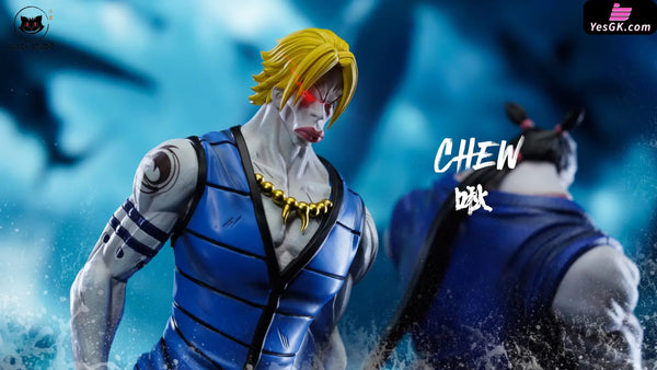 One Piece Fishman Series #3 Chew & Kuroobi GK Statue - Black Studio [Pre-Order] Deposit / Chew One Piece
