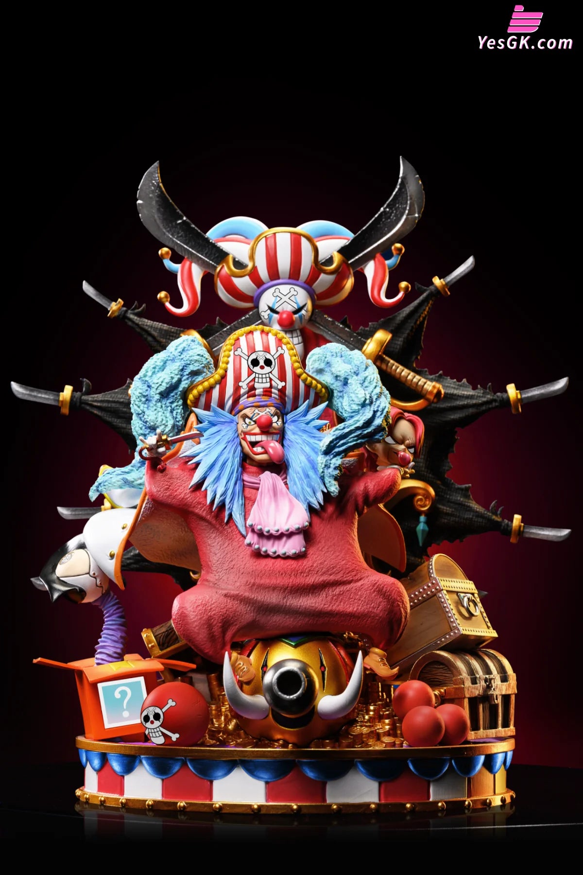 One Piece Five Emperors of the Sea Clown Buggy Statue - G5 Studio [P –  YesGK