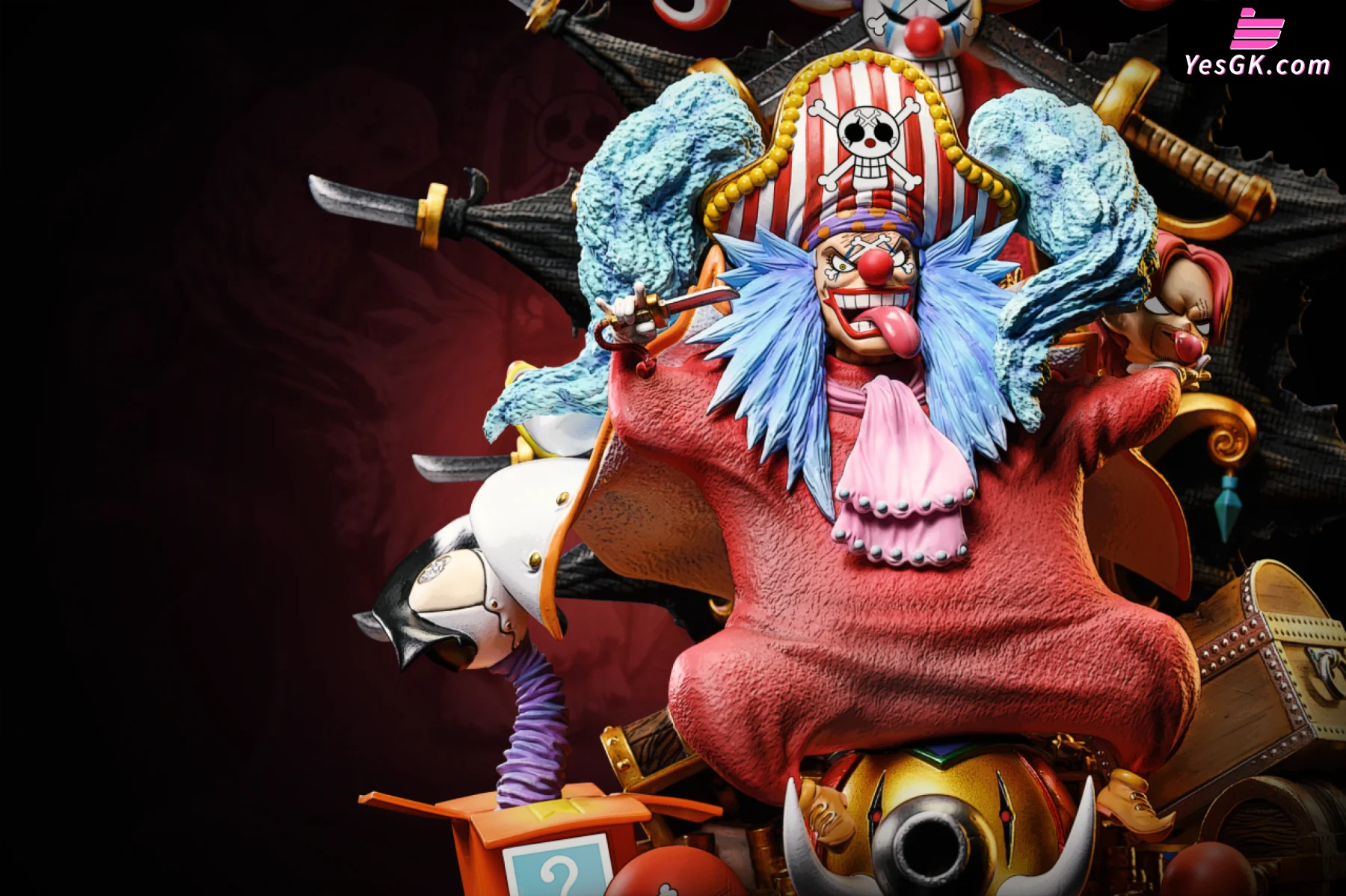 One Piece Five Emperors Of The Sea Clown Buggy Statue - G5 Studio [Pre-Order]