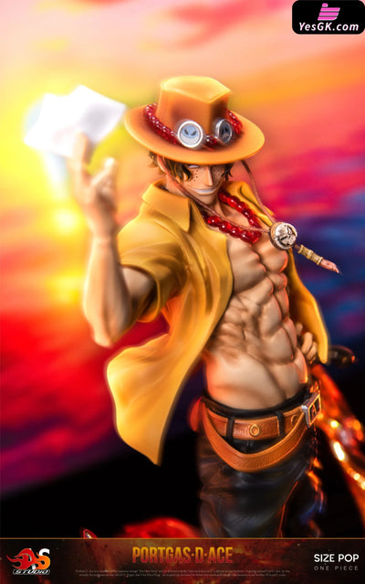 One Piece Flame Ace Goodbye Bust Statue - As Studio [Pre-Order]