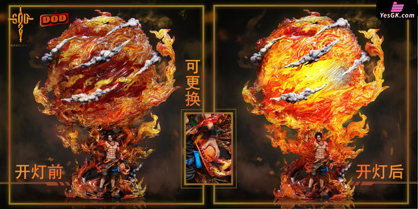One Piece Flame Emperor Portgas D. Ace GK Statue - DOD Studio & GOD Studio [In-Stock] - Full Payment - One Piece