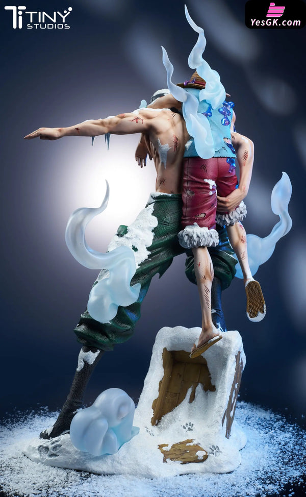 One Piece Flower Of Friendship Bentham And Luffy Resin Statue - Tiny Studio [Pre-Order]