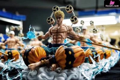 One Piece Four Emperors Sitting Enel Resin Statue - Bt Studio [In Stock]